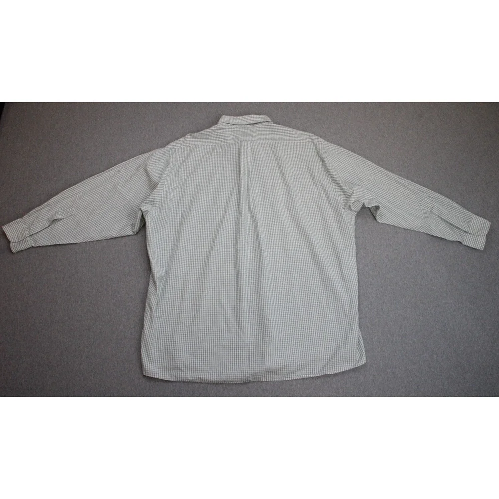 Brooks Brothers Shirt Mens Size 18‎ /35 Plaid Long Sleeve 100% Cotton